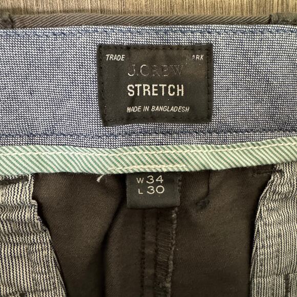 J.Crew 250 Skinny Fit Core Stretch Chino Pants Mens SZ W34 L30 Gray AB613 Twill - Picture 6 of 10